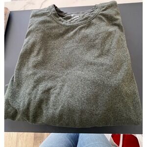 Free Country Mens Long Sleeve Pullover Sweatshirt XL Heathered Green